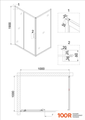 Niagara NG-82-10AB 100X190 (57348)