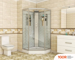 Niagara NG-7717WBK 100X100X210 (ПРОЗРАЧНОЕ СТЕКЛО) (57337)