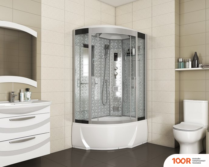 Niagara NG-7712WR 80X120X220 (ПРОЗРАЧНОЕ СТЕКЛО, ПРАВАЯ) (57325)