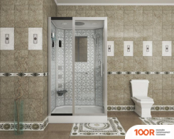 Niagara NG-7711WL 90X120X220 (ПРОЗРАЧНОЕ СТЕКЛО, ЛЕВАЯ) (57320)