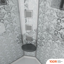 Niagara NG-7711WL 90X120X220 (ПРОЗРАЧНОЕ СТЕКЛО, ЛЕВАЯ) (57320)