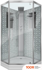 Niagara NG-7711WBK 90X120X210 (ПРОЗРАЧНОЕ СТЕКЛО) (57319)