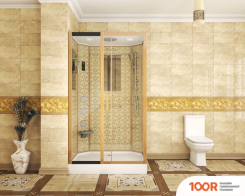 Niagara NG-7711GL 90X120X220 (ПРОЗРАЧНОЕ СТЕКЛО, ЛЕВАЯ) (57317)