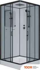 Niagara NG-6902-01Q BLACK 100X100X210 (ПРОЗРАЧНОЕ СТЕКЛО) (57289)