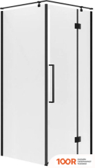 Niagara NG-6832-34BLACK 100X100X195 (ЧЕРНЫЙ МАТОВЫЙ/ПРОЗРАЧНОЕ СТЕКЛО) (57255)