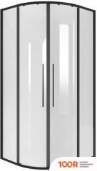 Niagara NG-6826-34BLACK 90X90X195 (ЧЕРНЫЙ МАТОВЫЙ/ПРОЗРАЧНОЕ СТЕКЛО) (57245)