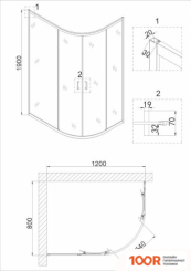 Niagara NG-6821-08 120X80X190 (57241)
