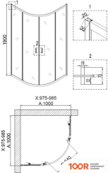 Niagara NG-6807-08 100X100X190 (57222)