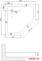 Niagara NG-6805-08 90X90X195 (57220)