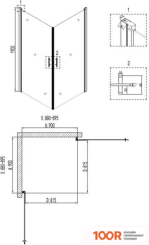Niagara NG-6803-08 90X90X190 (57218)