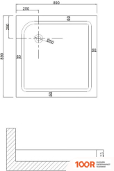 Niagara NG-6803-08 90X90X190 (57218)