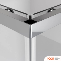 Niagara NG-6629-34 90X90X195 (ХРОМ/ПРОЗРАЧНОЕ СТЕКЛО) (57157)