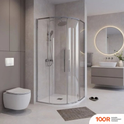 Niagara NG-6626-34 90X90X195 (ХРОМ/ПРОЗРАЧНОЕ СТЕКЛО) (57155)