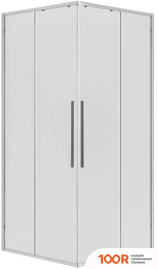 Niagara NG-6624-34 100X100X195 (ХРОМ/ПРОЗРАЧНОЕ СТЕКЛО) (57153)