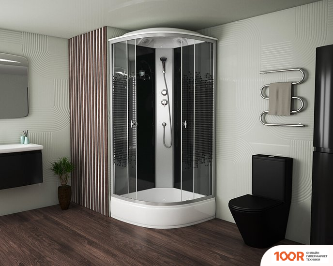 Niagara NG-3504-14 90X90 (ЧЕРНЫЙ, МОЗАИКА СТЕКЛО) (56887)