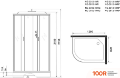 Niagara NG-3312-14RG 120X80X215 (56755)