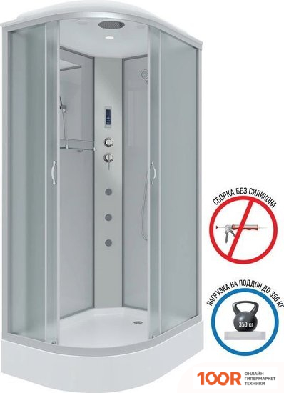 Niagara NG-3312-14RF 120X80X215 (МАТОВОЕ СТЕКЛО) (56754)