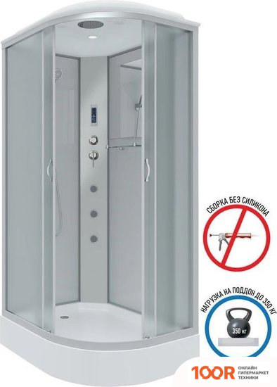 Niagara NG-3312-14LF 120X80X215 (МАТОВОЕ СТЕКЛО) (56746)