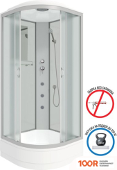 Niagara NG-3302-14G 100X100X215 (МАТОВОЕ СТЕКЛО) (56705)