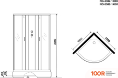 Niagara NG-3302-14BK 100X100X200 (56700)