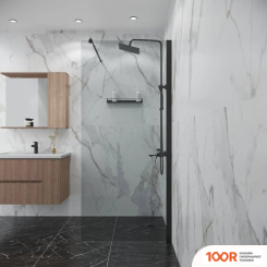 Niagara 80X190 NG-551-80 (ЧЕРНЫЙ/ПРОЗРАЧНОЕ СТЕКЛО) (56419)