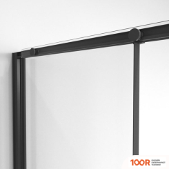 Niagara 140X80X195 NG-84-14AB-A80B-34 (ЧЕРНЫЙ МАТОВЫЙ/ПРОЗРАЧНОЕ СТЕКЛО) (56410)