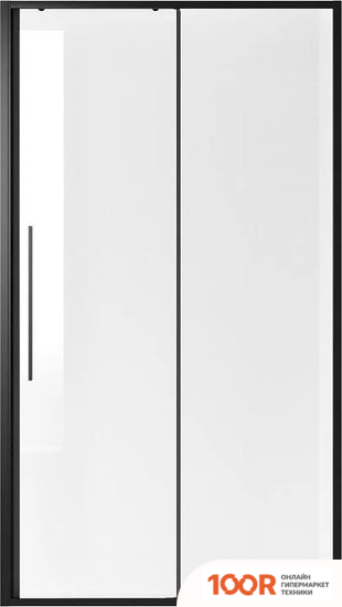 Niagara 140X195 NG-84-14AB (ЧЕРНЫЙ МАТОВЫЙ/ПРОЗРАЧНОЕ СТЕКЛО) (56408)