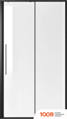 Niagara 140X195 NG-84-14AB (ЧЕРНЫЙ МАТОВЫЙ/ПРОЗРАЧНОЕ СТЕКЛО) (56408)