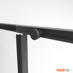 Niagara 120X80X195 NG-84-12AB-A80B-34 (ЧЕРНЫЙ МАТОВЫЙ/ПРОЗРАЧНОЕ СТЕКЛО) (56388)