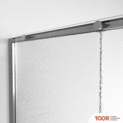 Niagara 120X100X195 NG-65-12CH-CH100-34 (ХРОМ/ШИНШИЛЛА СТЕКЛО) (56382)