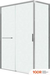 Grossman STYLE 110X90X195 120.K33.05.1190.10.02 (ХРОМ/СТЕКЛО ШИНШИЛЛА) (56131)