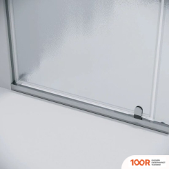 Grossman PRAGMA 100X90X195 120.K33.03.1090.10.02 (ХРОМ/СТЕКЛО ШИНШИЛЛА) (56050)