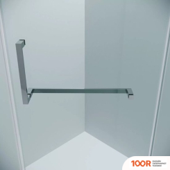 Grossman PRAGMA 100X100X195 302.K33.03.1010.10.00 (ХРОМ/ПРОЗРАЧНОЕ СТЕКЛО) (56035)