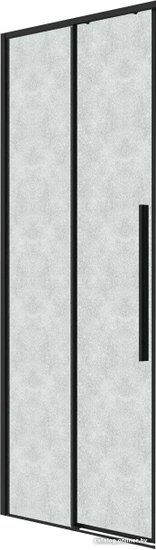 Grossman GALAXY 70X195 1/2.K33.01.70.21.02 (ЧЕРНЫЙ МАТОВЫЙ/ШИНШИЛЛА СТЕКЛО) (55848)