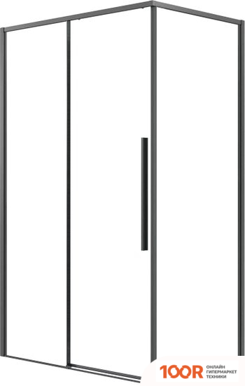 Grossman GALAXY 140X70X195 120.K33.01.1470.42.00 (ГРАФИТ САТИН/ПРОЗРАЧНОЕ СТЕКЛО) (55827)