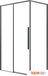 Grossman GALAXY 140X70X195 120.K33.01.1470.42.00 (ГРАФИТ САТИН/ПРОЗРАЧНОЕ СТЕКЛО) (55827)