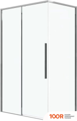 Grossman GALAXY 140X70X195 120.K33.01.1470.10.00 (ХРОМ/ПРОЗРАЧНОЕ СТЕКЛО) (55821)