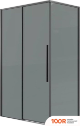 Grossman GALAXY 130X90X195 120.K33.01.1390.42.10 (ГРАФИТ САТИН/ТОНИРОВАННОЕ СТЕКЛО) (55817)