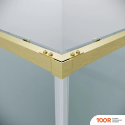 Grossman GALAXY 110X90X195 300.K33.01.1190.32.00 (ЗОЛОТО САТИН/ПРОЗРАЧНОЕ СТЕКЛО) (55742)