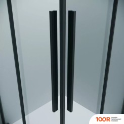 Grossman GALAXY 110X80X195 300.K33.01.1180.21.00 (ЧЕРНЫЙ МАТОВЫЙ/ПРОЗРАЧНОЕ СТЕКЛО) (55724)