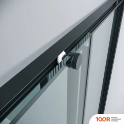 Grossman GALAXY 110X80X195 300.K33.01.1180.21.00 (ЧЕРНЫЙ МАТОВЫЙ/ПРОЗРАЧНОЕ СТЕКЛО) (55724)