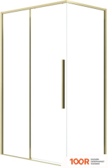 Grossman GALAXY 110X80X195 120.K33.01.1180.32.00 (ЗОЛОТО САТИН/ПРОЗРАЧНОЕ СТЕКЛО) (55719)