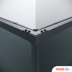 Grossman GALAXY 110X100X195 300.K33.01.1110.21.10 (ЧЕРНЫЙ МАТОВЫЙ/ТОНИРОВАННОЕ СТЕКЛО) (55685)