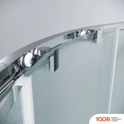 Grossman COSMO 80X80X195 301.K33.02.8080.10.02 (ХРОМ/ШИНШИЛЛА СТЕКЛО) (55542)