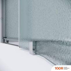 Grossman COSMO 80X80X195 301.K33.02.8080.10.02 (ХРОМ/ШИНШИЛЛА СТЕКЛО) (55542)