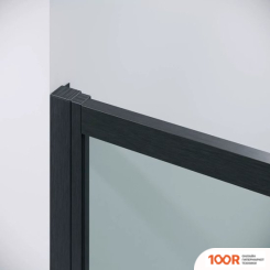 Grossman COSMO 80X195 200.K33.02.80.42.00 (ГРАФИТ САТИН/СТЕКЛО ПРОЗРАЧНОЕ) (55533)