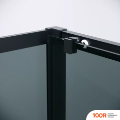 Grossman COSMO 120X90X195 120.K33.02.1290.21.10 (ЧЕРНЫЙ МАТОВЫЙ/ТОНИРОВАННОЕ СТЕКЛО) (55481)