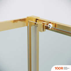 Grossman COSMO 120X70X195 120.K33.02.1270.32.00 (ЗОЛОТО САТИН/СТЕКЛО ПРОЗРАЧНОЕ) (55468)