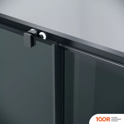 Grossman COSMO 110X90X195 120.K33.02.1190.21.10 (ЧЕРНЫЙ МАТОВЫЙ/ТОНИРОВАННОЕ СТЕКЛО) (55453)