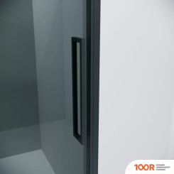 Grossman COSMO 110X90X195 120.K33.02.1190.21.10 (ЧЕРНЫЙ МАТОВЫЙ/ТОНИРОВАННОЕ СТЕКЛО) (55453)